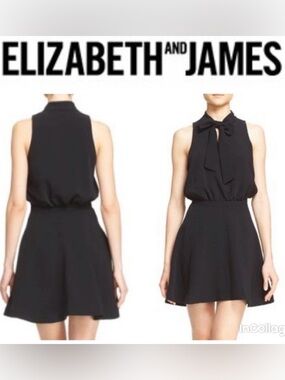 Elizabeth and James Enya Pussycat Mini Bow  Dress